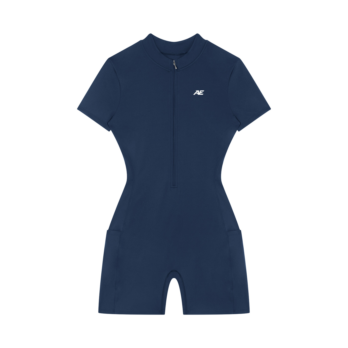 Essential Sculpting Half Zip Short Sleeve Unitard