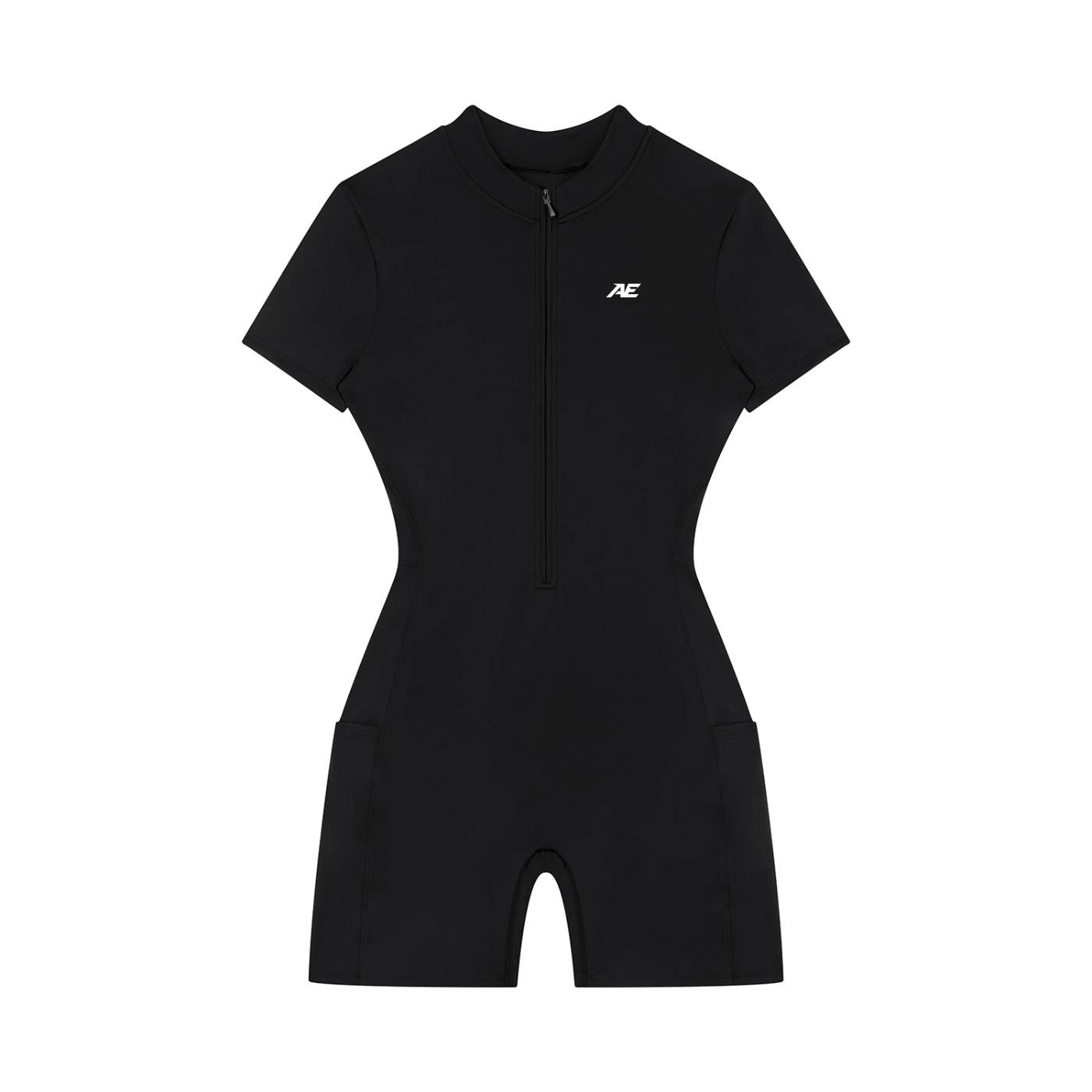 Essential Sculpting Half Zip Short Sleeve Unitard