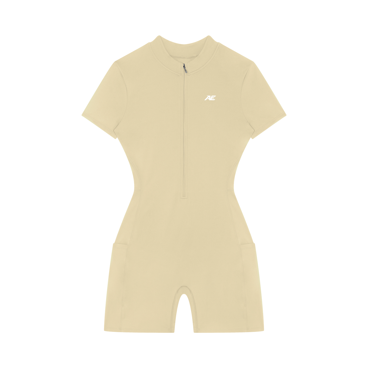 Essential Sculpting Half Zip Short Sleeve Unitard