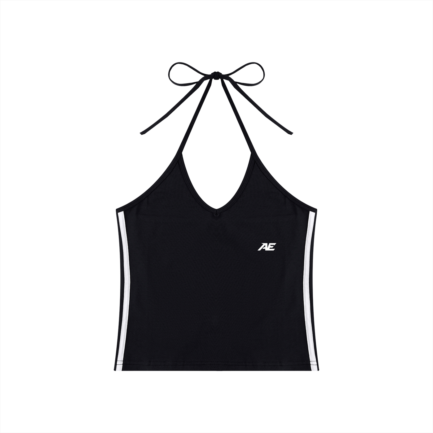 Essential Sculpting Halter Crop Tank Top
