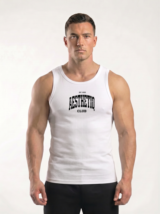 Mirage Summer Tank Top White