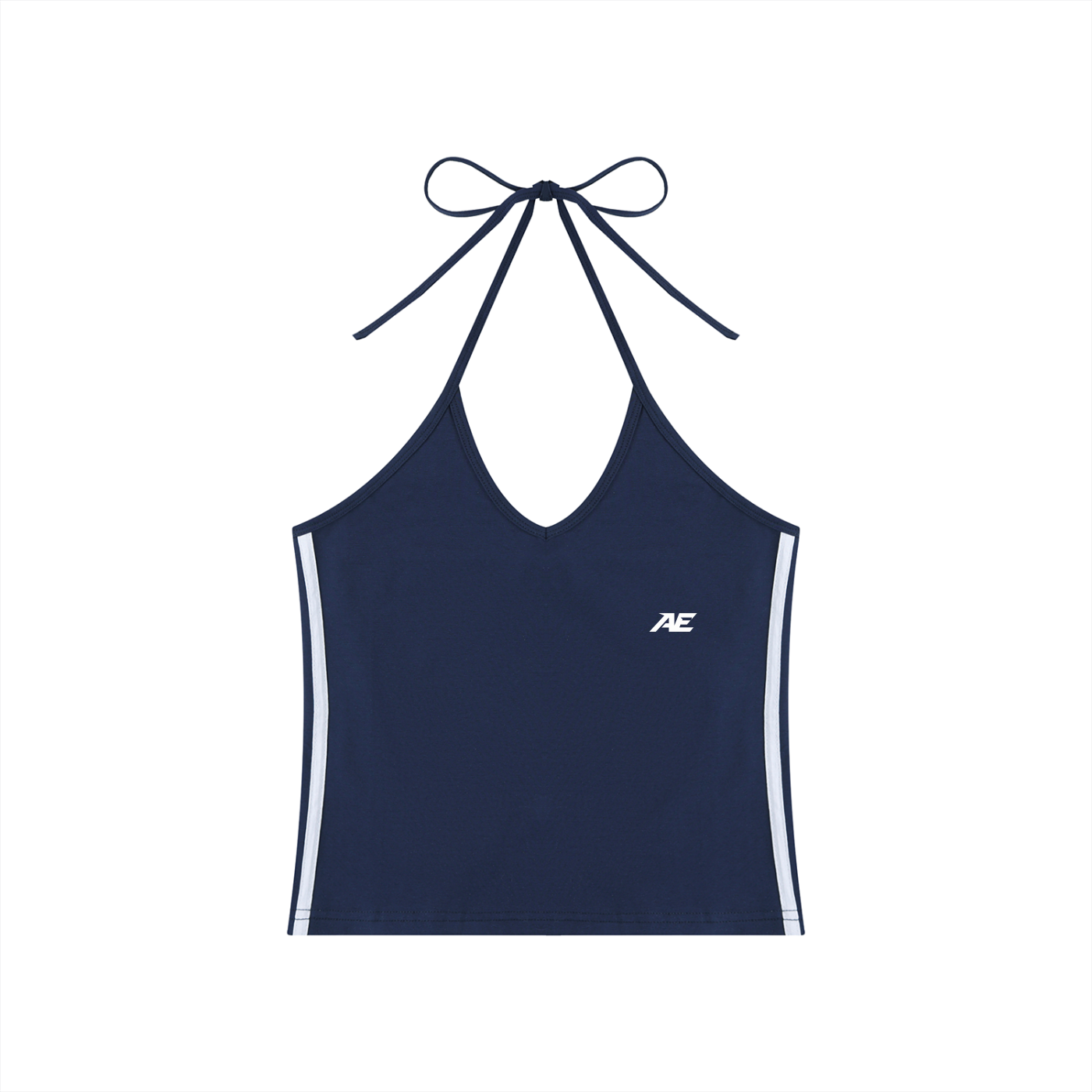 Essential Sculpting Halter Crop Tank Top