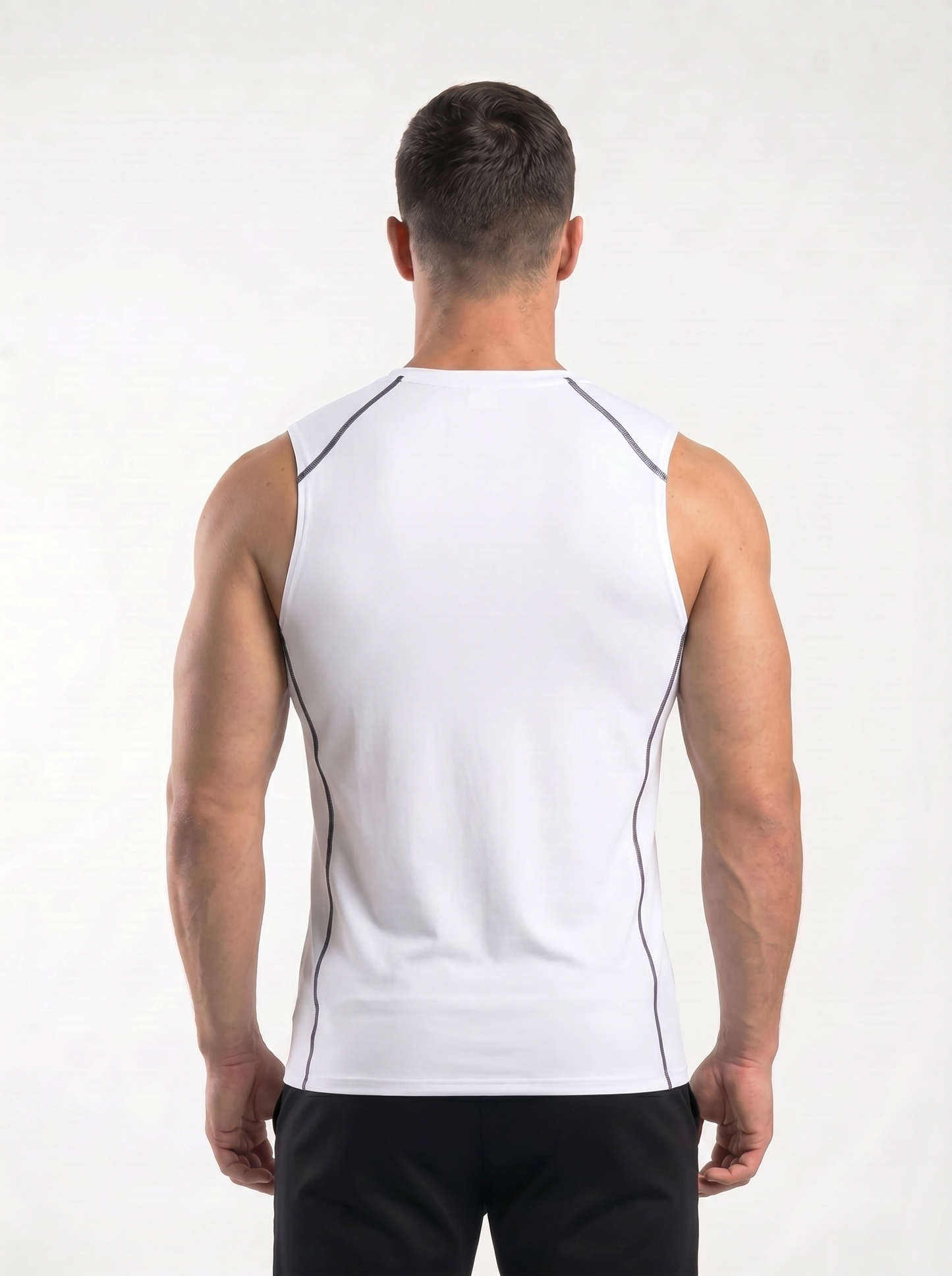 Surge Summer Compression Tank Top White